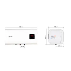 Водонагрівач "Квадрат" Mixxus EWH-14100 CUBE WET(Н) накопичувальний 100 л, мокрий тен 2,0 kW (WH0616)