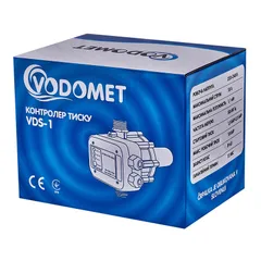 Контролер тиску Vodomet VDS-1 електронний для насоса 1,1кВт,1", з кабелем (VO4200)
