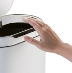 Відро для сміття сенсорне овальне Mixxus Premium Topper-TC0112 White 12л колір білий (MI7082)