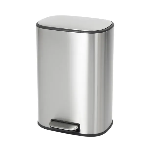 Відро для сміття з плавним закриттям овальне Mixxus Premium Diverse-TC0112 SS Color 12л колір наржавійка (MI7079)