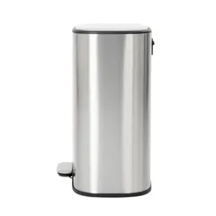 Відро для сміття з плавним закриттям овальне Mixxus Premium Diverse-TC0112 SS Color 12л колір наржавійка (MI7079)