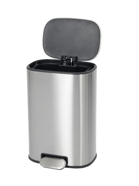 Відро для сміття з плавним закриттям овальне Mixxus Premium Diverse-TC0105 SS Color 5л колір наржавійка (MI7078)