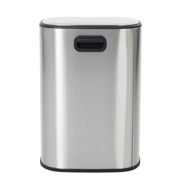 Відро для сміття з плавним закриттям овальне Mixxus Premium Diverse-TC0105 SS Color 5л колір наржавійка (MI7078)