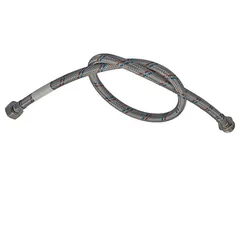 Гнучкий шланг для підключення води гайка 1/2'' - Штуцер 1/2'' (80 см) Zerix (ZX1564)