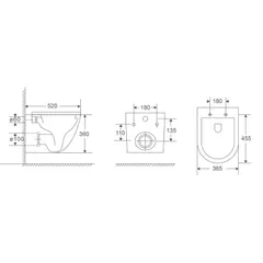 Унітаз підвісний Mixxus Premium ELLIPSE-0303-T3 BLACK 520х365х360mm,система змиву TORNADO 3.0 (MP6591)