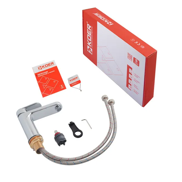 Змішувач для умивальника Koer KB-10030-01 (KR5424)