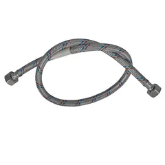 Гнучкий шланг для підключення води гайка 1/2'' - гайка 1/2'' (60 см) Zerix (ZX1552)