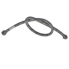 Гнучкий шланг для підключення води гайка 1/2'' - Штуцер 1/2'' (180 см) Zerix (ZX1568)