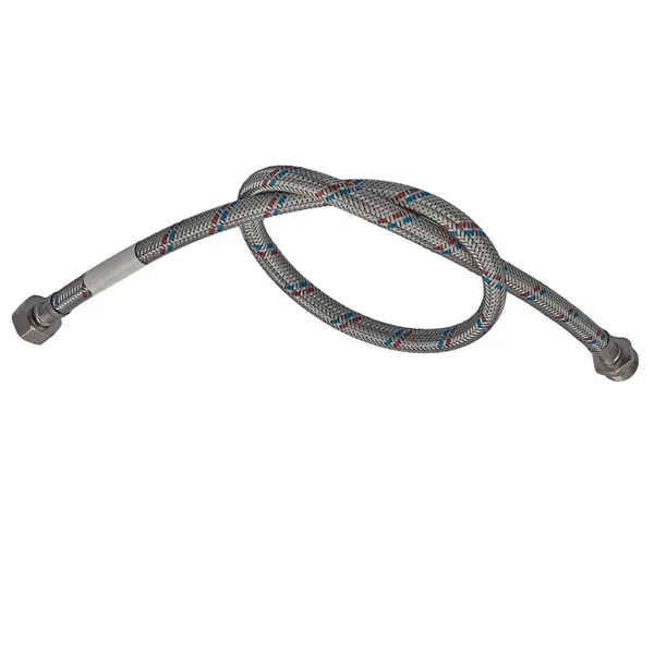 Гнучкий шланг для підключення води гайка 1/2'' - Штуцер 1/2'' (50 см) Zerix (ZX1562)