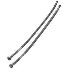 Гнучкі шланги для змішувача гайка 1/2'' - Штуцер M10 (100 см) 2 шт (силик. оболонка) Zerix (ZX3032)