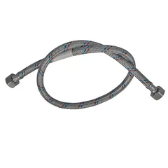 Гнучкий шланг для підключення води гайка 1/2'' - гайка 1/2'' (100 см) Zerix (ZX1554)