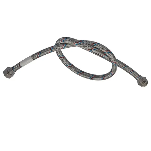 Гнучкий шланг для підключення води гайка 1/2'' - Штуцер 1/2'' (30 см) Zerix (ZX1560)