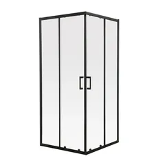 Душова кабіна без піддону Mixxus Premium DIVERSE SC02-90x90x195-TR Black прозоре скло 5мм (MI6862)