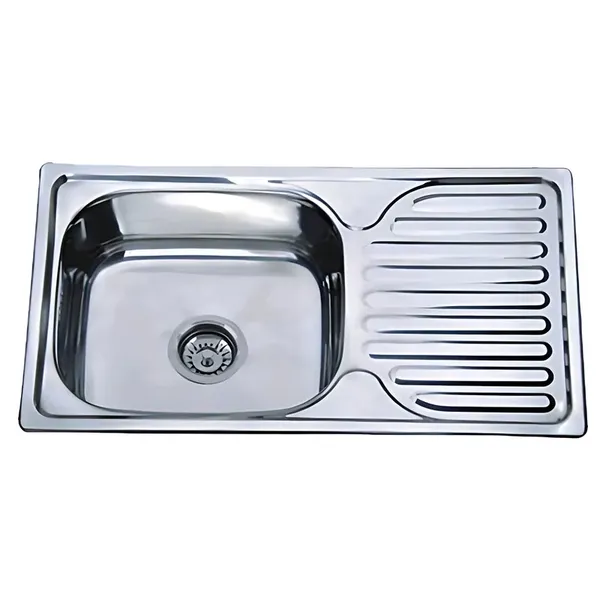 Мийка кухонна Zerix Z7642-08-180E (Satin) (ZX1602)