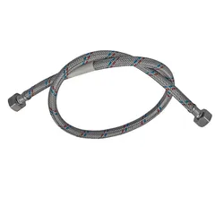 Гнучкий шланг для підключення води гайка 1/2'' - гайка 1/2'' (30 см) Zerix (ZX1549)