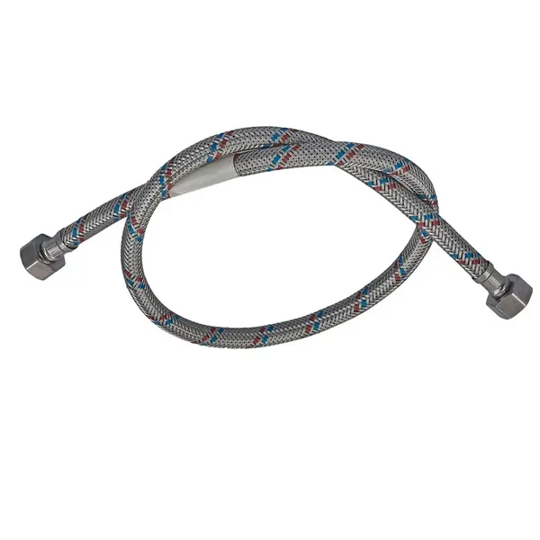 Гнучкий шланг для підключення води гайка 1/2'' - гайка 1/2'' (30 см) Zerix (ZX1549)