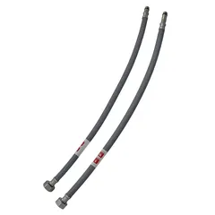 Гнучке підведення Zerix ZHN-02-F1/2"xM10-060 (нейлонове обплетення, гайки нерж) (пара) (ZX5158)