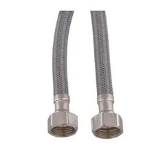 Гнучке підведення Zerix ZHN-02-F1/2"xM10-120 (нейлонове обплетення, гайки нерж) (пара) (ZX5161)