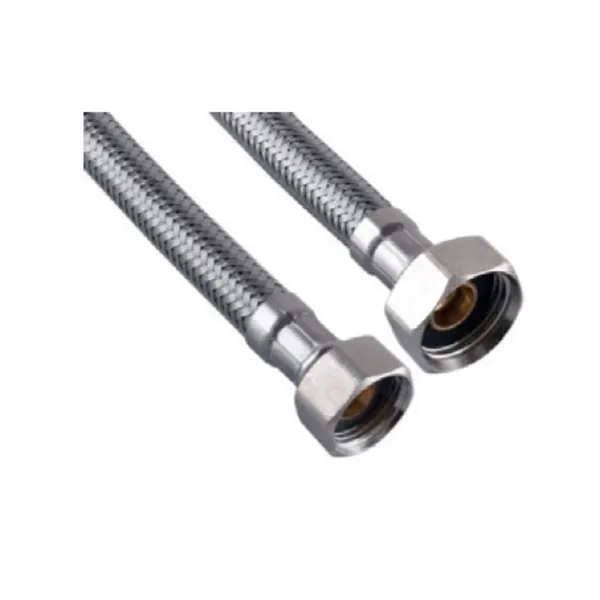 Гнучке підведення Zerix ZHN-02-FF1/2"-120 (нейлонове обплетення, гайки нерж) (ZX5143)