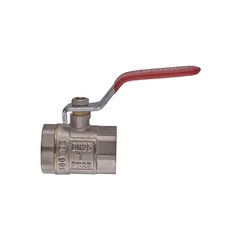 Кран кульовий ГГВ, ручка "важіль" червона Waterpro WP602-25FFL - 1" FFL (WP0137)