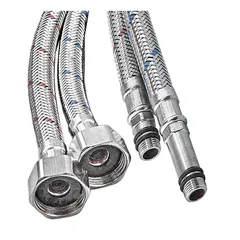 Гнучке підведення Champion FH-01-F1/2"xM10-100 нержавійка (пара) (AC0671)