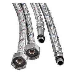 Гнучке підведення Champion FH-01-F1/2"xM10-60 нержавійка (пара) (AC0669)