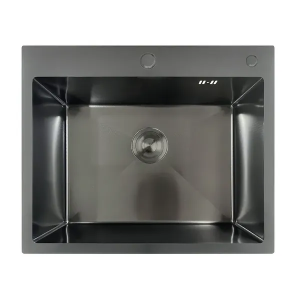 Мийка Mixxus MH6050 Decor Nano-Black з нерж. сталі (колір графіт) (MX1934)