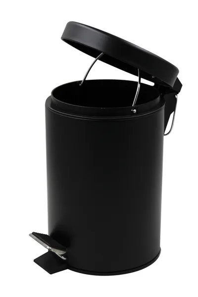 Відро для сміття кругле Zerix Solo-TC0105 Black 5 л колір чорний (ZX5898)