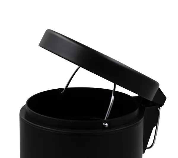Відро для сміття кругле Zerix Solo-TC0105 Black 5 л колір чорний (ZX5898)