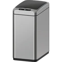Відро для сміття сенсорне прямокутне Koer TC-020408-02 8 л колір нержавійка (KR5588)