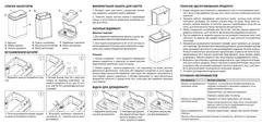 Відро для сміття сенсорне прямокутне Koer TC-020212-07 12 л колір графіт (KR5585)