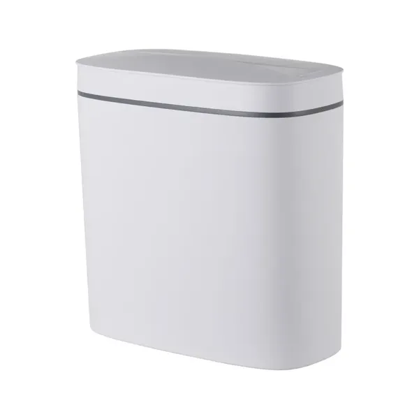 Відро для сміття сенсорне овальне Mixxus Flat-TC0109 White 9 л колір білий (MI7074)