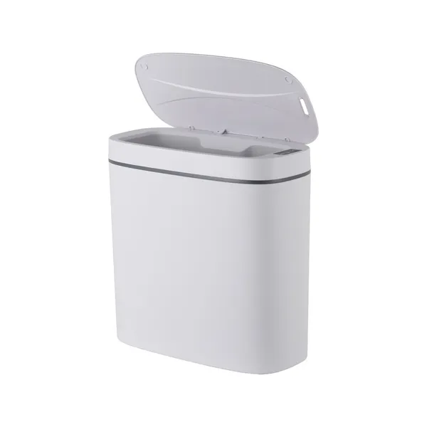 Відро для сміття сенсорне овальне Mixxus Flat-TC0109 White 9 л колір білий (MI7074)