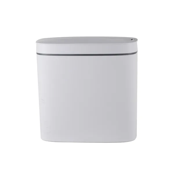 Відро для сміття сенсорне овальне Mixxus Flat-TC0109 White 9 л колір білий (MI7074)