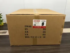 Відро для сміття з плавним закриттям прямокутне Koer TC-010108-07 8 л колір графіт (KR5591)
