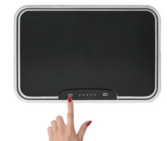 Відро для сміття сенсорне прямокутне Koer TC-020312-02 12 л колір нержавійка (KR5586)
