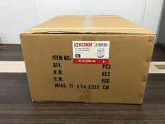 Відро для сміття з плавним закриттям прямокутне Koer TC-010306-02 6 л колір нержавійка (KR5600)