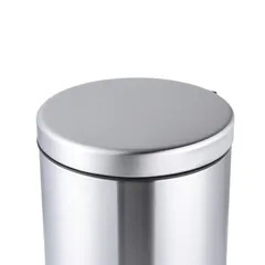 Відро для сміття з плавним закриттям кругле Mixxus Ellipse-TC0205 SS Color 5л колір нержавійка (MI7076)