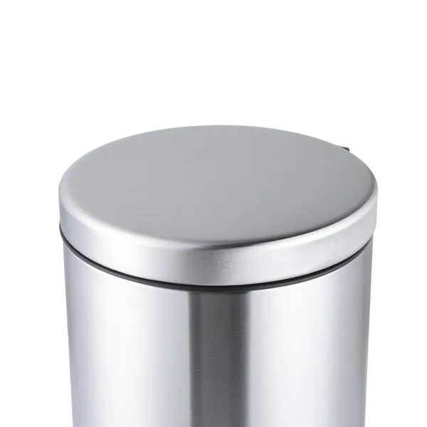 Відро для сміття з плавним закриттям кругле Mixxus Ellipse-TC0205 SS Color 5л колір нержавійка (MI7076)