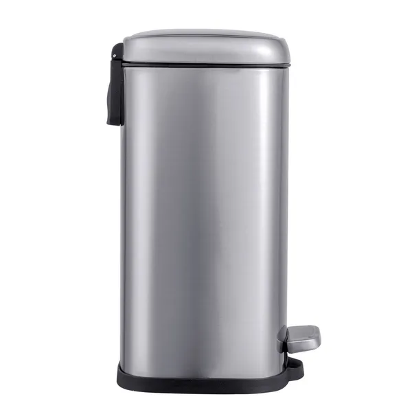 Відро для сміття з плавним закриттям прямокутне Mixxus Premium Style-TC0305 SS Color 5л колір нержавійка (MI7060)