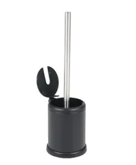 Йоржик для унітазу підлоговий Mixxus Topper-TB0201 Black колір чорний (MI7095)