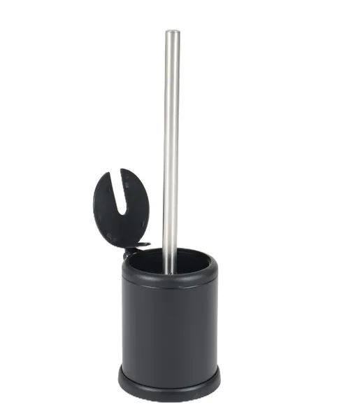 Йоржик для унітазу підлоговий Mixxus Topper-TB0201 Black колір чорний (MI7095)