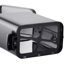 Відро для сміття з плавним закриттям прямокутне Mixxus Premium Quadro-TC0105 SS Color 5л колір нержавійка (MI7062)