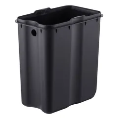 Відро для сміття з плавним закриттям прямокутне Mixxus Premium Quadro-TC0105 Black 5 л колір чорний (MI7061)