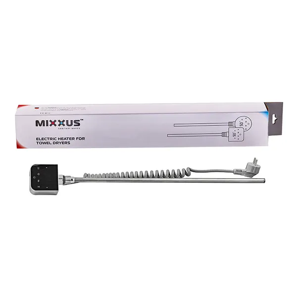 ТЕН електричний Mixxus TEH-0206 CHROME для сушарок рушників 600W (колір хром) (MI6635)