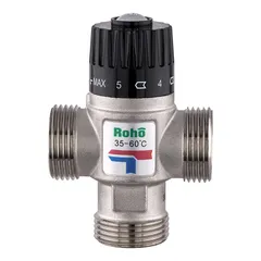 Клапан змішувальний Roho R1207-100 - 1" ЗР термостатичний (35-60*C) (RO1022)
