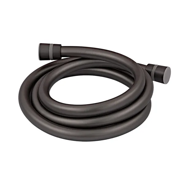 Шланг для душу Zerix Graphite.F03 150 см силіконовий  (колір графіт) (ZX5568)