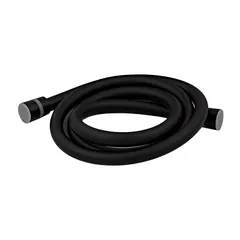 Шланг для душу Zerix Black.F03 150 см силіконовий (колір чорний) (ZX5566)