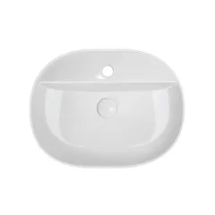 Раковина накладна Mixxus Premium ELLIPSE-0203 510х375х120mm з отвором під змішувач (MP6678)