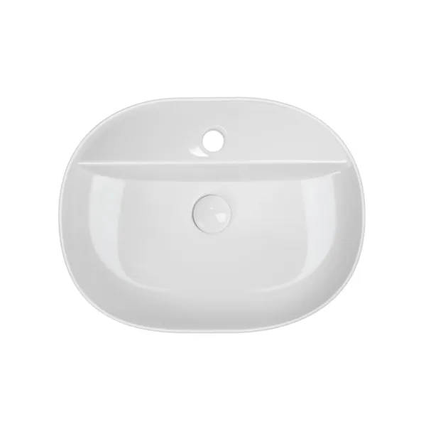 Раковина накладна Mixxus Premium ELLIPSE-0203 510х375х120mm з отвором під змішувач (MP6678)